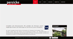 Desktop Screenshot of immobilien-persicke.de
