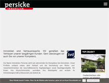 Tablet Screenshot of immobilien-persicke.de